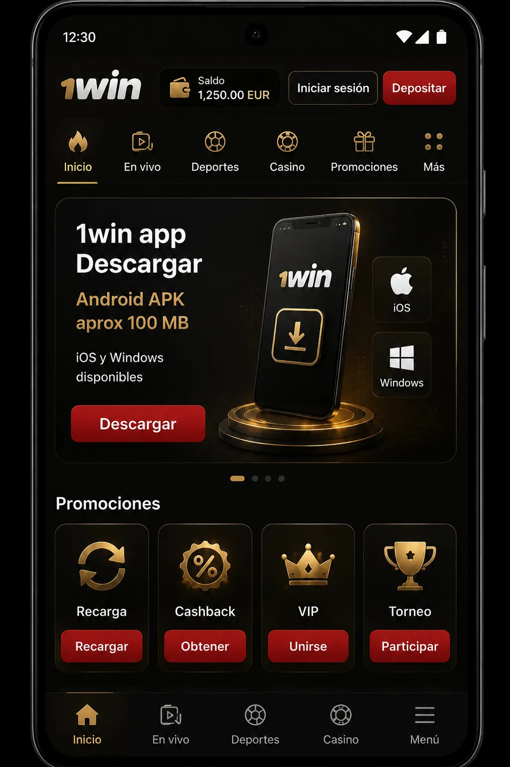Funciones y ventajas de tener la 1win app instalada